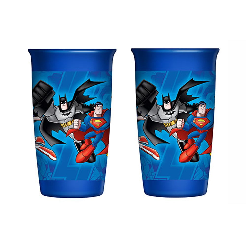 Playtex 360 Degree Spoutless Cup Dc Super Friends Blue Stage 2 12m 10 Oz Walmart Com Walmart Com