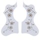 thumbnail image 1 of 2Pcs Guitar Guard Plastic Pickguard Plate Pack Set Accessory Replacement for AcousticWhite, 1 of 4