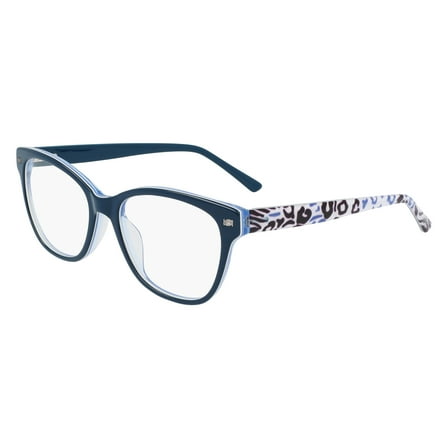 Bebe BB5194 400 Women's Blue Animal Zyl Full Rim Frame Eyeglasses