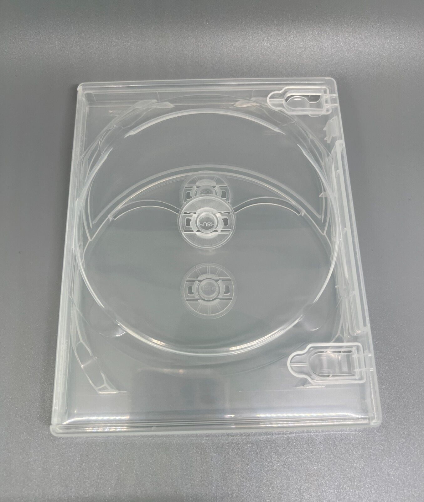 10 Original Scanavo 17mm Triple (3) Blue Blu-Ray Case, Super Clear