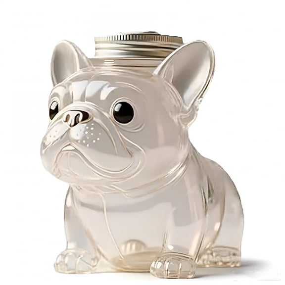 ACDANC Treats Container, Airtight Dog Treat Jar, for Pets, Animal-Shaped Snack Canister And Cookie Dispenser, Kitchen, Home, Travel, Outdoor, Convenient Pet Food Storage Dog Treat Holder