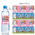 thumbnail image 2 of Etiqueta para botella de agua de la Patrulla Canina, decoración de cumpleaños, pegatinas para envolver botellas de perro, vasos de agua para botellas, regalos para niños, suministros para fiestas, 2 of 5
