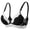 Black, variant on Bralettes for Women Push-Up Wireless Lace Bra Crochet Deep V Neck Racerback Cami Tank Tops with Adjustable Straps Beige 85C