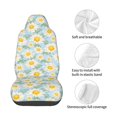 thumbnail image 4 of Fotbe Daisies Flowers Funda para Asiento de Auto con Estampado – Impermeable y Antisudor – Ajuste Universal, Lavable a Máquina, Antideslizante (1 Pieza), 4 of 5
