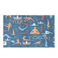 thumbnail image 2 of CADecor Yoga Poses, Lotus, Seal, Paisley Bathroom Mat Bath Rug, Doormat 30x18 inches, 2 of 2