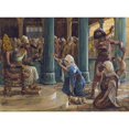 thumbnail image 3 of James Tissot 14x11 Black Modern Framed Museum Art Print Titled - The Wisdom of Solomon (C. 1896-1902), 3 of 5