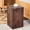 Walnut + MDF A, variant on Premium Burl Walnut Veneer MDF Cube Table, Height Adjustable Multi-purpose Coffee Side End Table for Living Room, 11.8"×11.8"×19.7", No Extra Items Included