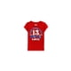 thumbnail image 1 of Aeropostale Girls New York City 13 Graphic T-Shirt, Rojo, 5, 1 of 1