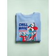 thumbnail image 3 of Chill Mode Activated - Fun ICEE Polar-Bear Graphic Sweatshirt Women's, 3 of 4