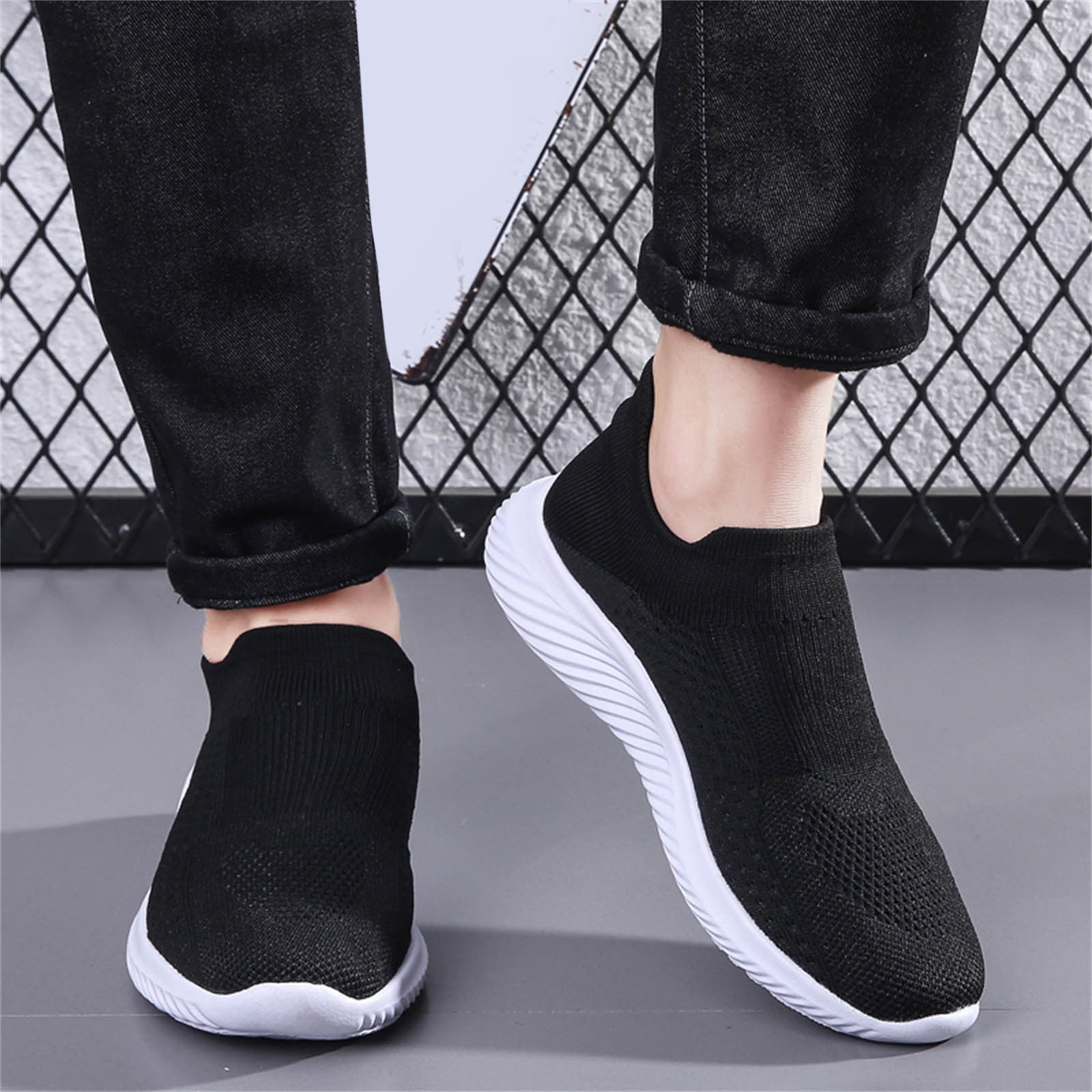 Men Casual Shoes Men Fashion Breathable Sneakers 2021 - onlyplaid