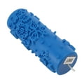 thumbnail image 3 of Pattern Paint Roller, Rubber Art Texture Roller Multifuntional Round Washable Reusable Decorative Embossing Roller Excellent Coverage Unique Textured Pattern, DIY Home Decor, 3 of 7
