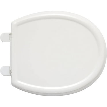 American Standard 5350110.020 Cadet 3 Slow-Close Elongated Front Toilet Seat and Cover, 1 Count (Pack of 1), White