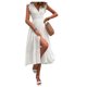 thumbnail image 3 of Vestido bohemio Dara Baby Vest0106 Blanco Casual de Playa o Fiesta para Mujer, 3 of 4