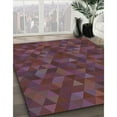 thumbnail image 3 of Ahgly Company Tapis d'Intérieur Lavables en Machine Rectangle Transitionnel Mauve Taupe Violet, 2' x 3', 3 of 7