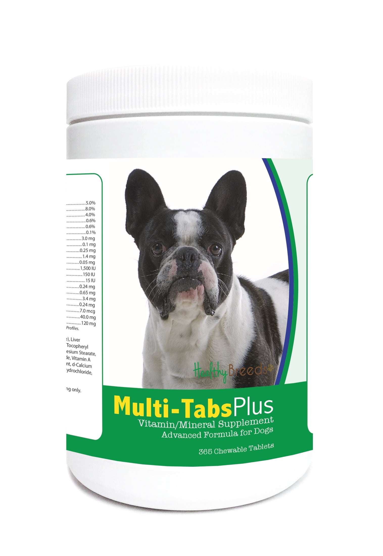 Healthy Breeds Dog MultiTab Vitamin and Mineral Supplement for French