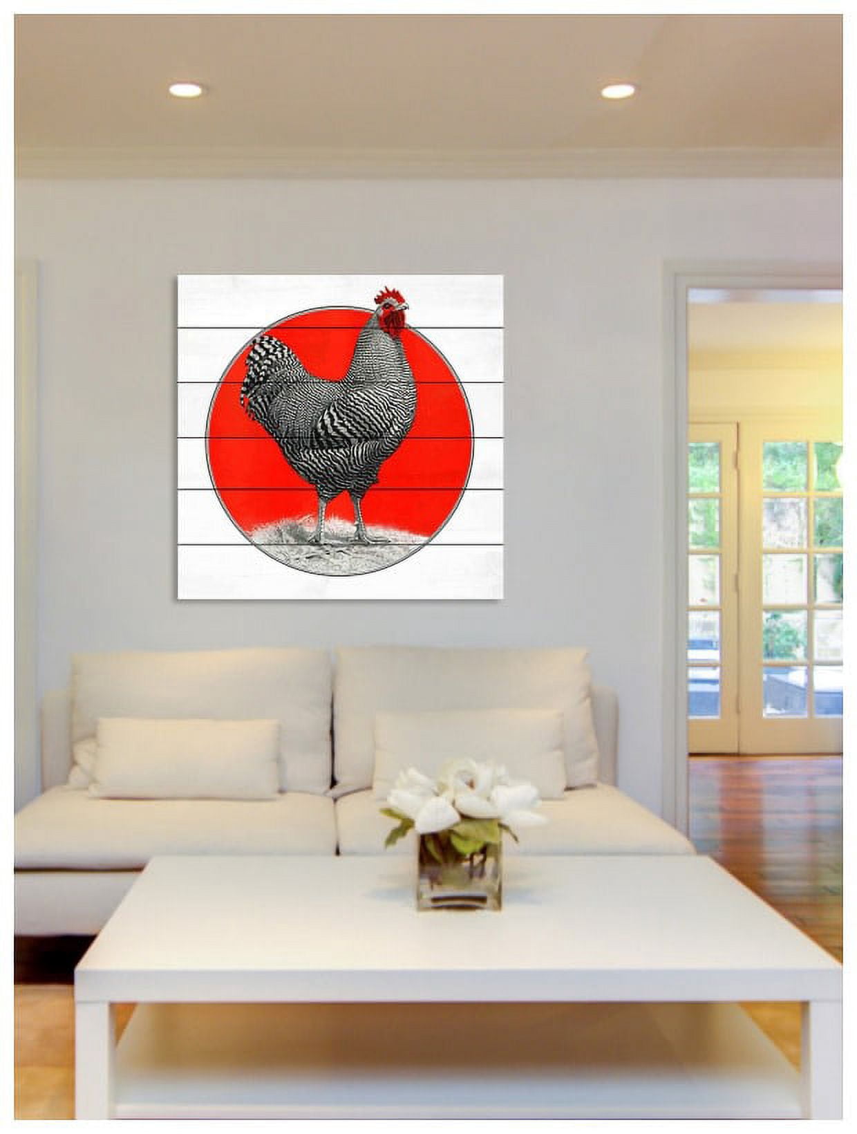 Marmont Hill "Plymouth Rock" Painting Print on White Wood