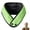 Green, variant on Cooling Wrap for the Neck Area, Reusable Evaporative Bandana Men Women, Cooling Neckerchief for Sports, Summer Months