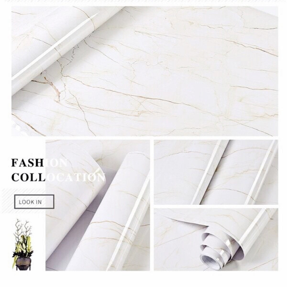 White And Gold Marble Contact Paper / Xd gold stone marble contact