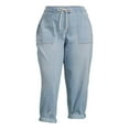 thumbnail image 5 of Terra & Sky Women's Plus Pull On Boyfriend Jeans, 5 of 5