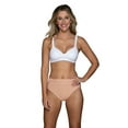 thumbnail image 6 of Vanity Fair Radiant Women's Light and Luxe Hi-Cut Brief Underwear - Stretch Lace Waistband, 3-Pack, Sizes S-5XL, 6 of 10