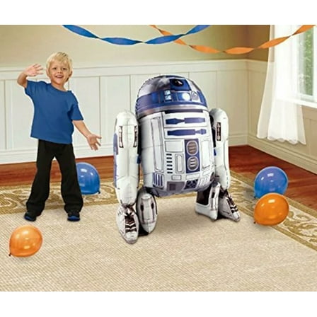38" Star Wars R2D2 Gliding Airwalker Foil Balloon