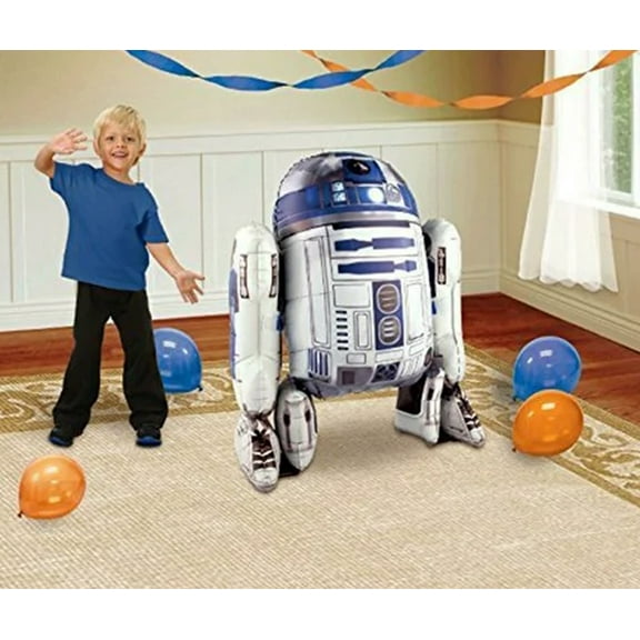 38" Star Wars R2D2 Gliding Airwalker Foil Balloon