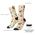 thumbnail image 4 of Sigee Monkeys in the Jungle for Contrast Design Soft Moisture-Wicking Socks Crew Casual Athletic Stretchy Loose Middle Tube Socks, 4 of 6