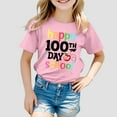 thumbnail image 2 of TZEWGL T-Shirts pour Enfants Imprimé Graphique Col Rond Manches Courtes Ample pour Filles Garçons Taille 5-6T, 2 of 4