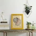 thumbnail image 5 of Seashell Ephemera V - Framed Print w/glass - Sunflower Yellow, 5 of 7