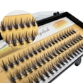 thumbnail image 2 of Pestañas postizas individuales de imitación de visón, extensiones de pestañas gruesas naturales, 20/30D, 1 caja/60 paquetes, 2 of 4