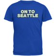 thumbnail image 1 of On to Seattle Royal Adult T-Shirt, 1 of 1