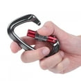 thumbnail image 5 of ANGGREK D Shape Carabiner, Heavy Duty Carabiner, Aluminium Alloy For Hammocks Climbing, 5 of 8
