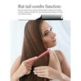 thumbnail image 5 of Pro Pointed Tail Salon Hairdressing Hair Styling Anti-static Comb Hair Brush Steel Needle Pin Rat Tail Combs Barber Accessories, 5 of 10