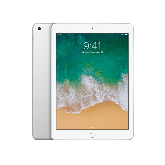 Restored Apple iPad 5 9.7"" Tablet, 2017, 32GB, Wi-Fi only, Silver (Refurbished)