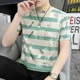 thumbnail image 3 of Camisetas para hombre, camiseta ajustada, informal, cuello redondo, camiseta de moda para hombre, elástica, gráfica, XL, ropa de calle de hip hop, ropa de algodón con músculos, 3 of 5