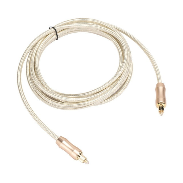 SPDIF Audio Cable, Gold-plated Optical Audio Cable, PVC Beautiful Appearance Audio Cable Audio Line Audio Decoders Headphone Amplifiers 3 Meters