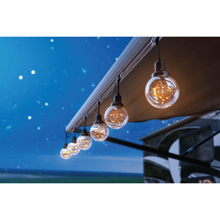 Auto Drive RV Decoration LED String Light 6 Count Warm Yellow