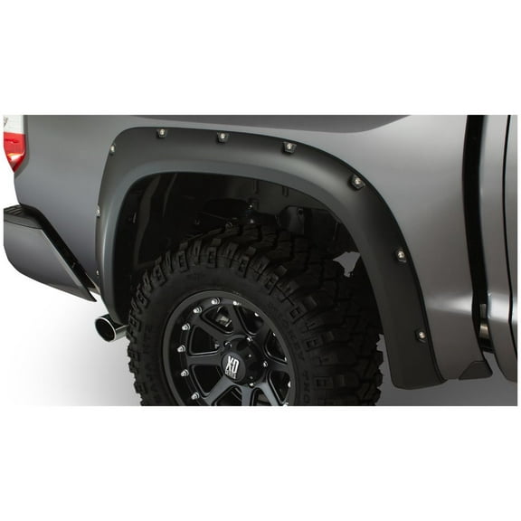 Bushwacker 14-18 Toyota Tundra Fleetside Pocket Style Flares 2pc 66.7/78.7/97.6in Bed - Black