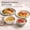 Aqua Blend, variant on 16-Piece Stoneware Dinnerware Set - Service for 4, Ceramic Plates and Bowls Sets, Chip Resistant, Rustic Dishware, Microwave & Dishwasher Safe Kitchen Dishes