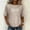 Beige women sequins t shirt a1, variant on SSZMDLB Women Sequins T-Shirt Short Sleeve Round Neck Casual Basic Tee Holiday Party Tops Summer Fashion Outfits Workout Clothes, Brown XL