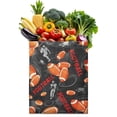 thumbnail image 1 of Sac Fourre-Tout de Sport Réutilisable avec Imprimé de Baseball - Sac d'Épicerie Pliable pour Enfants et Ados, 1 of 6