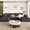 Dark Grey, variant on 124" U-Shaped Sectional Couches for Living Room, 4-Seat Cloud Couch Modular Sofa, Corduroy Deep Seat Boneless with Pillows, No Assembly,Light Gray