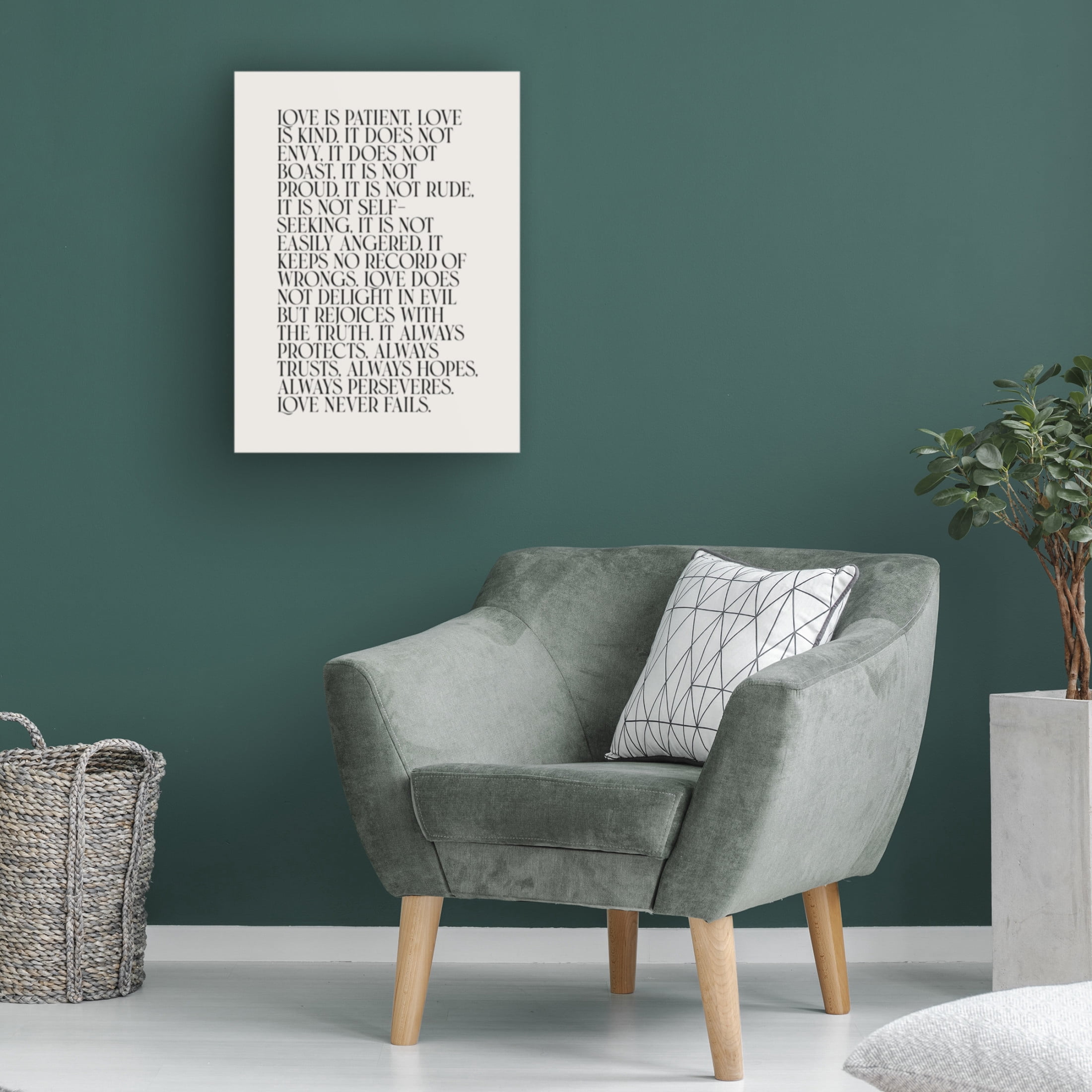 Trademark Fine Art Beth Cai Love Is Canvas Wall Art