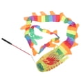 thumbnail image 1 of 1Pcs Assorted Color Dragon Dance Ribbon with Pole for All Ages Outdoor Activities, 1 of 9