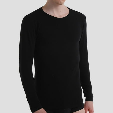 

Mens Base Thermal Tops Shirts Warm Long Sleeve Winter Autumn Undershirt