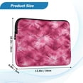 thumbnail image 3 of RMDQTR 16in Laptop Bag Briefcases Computer Inner Bags Computer Bags Laptop Sleeves Work Travel School Bag Rose Red Tie-dye Pattern, 3 of 8