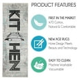 thumbnail image 2 of SussexHome Non Skid Washable Kitchen Runner Rug - Ultra-Thin 70 % Cotton Kitchen Floor Mat for in Front of Sink - 20 x 59 Inches Heavy Duty Runner Rug for Kitchen Floor, 2 of 7