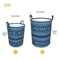 thumbnail image 3 of ZICANCN Laundry Basket Organizer, Ukrainian Folk Winter Christmas Ethnic Collapsible Hamper for Bathroom Bedroom Laundry Room, Small Size, 3 of 7