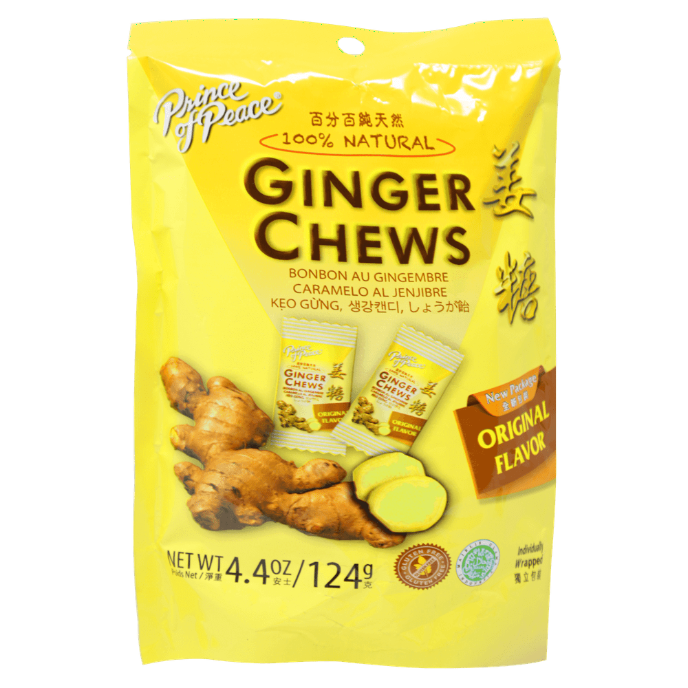 Prince Of Peace Ginger Candy Chews Original Flavored