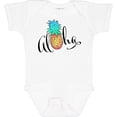 thumbnail image 3 of Inktastic Aloha- in Cursive with Pineapple Rainbow Colors Boys or Girls Baby Bodysuit, 3 of 5